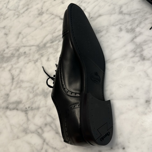 BRAND NEW - Church’s Cap Toe Black Oxfords - Size UK 7 - Picture 4 of 6